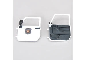 Bruder 42507 Ersatzteile Fronttür für Police Jeep Wrangler Rubicon