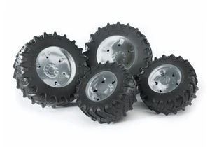 Bruder 43317 Ersatzteile Aufsatzräder silber