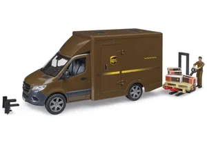 Bruder 2678 MB Sprinter UPS mit Fahrer und Zubehör