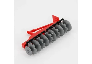 Bruder 42239 Ersatzteile Rechter Frontarm für Kuhn Scheibengrubber