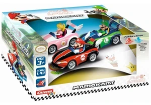 Carrera 15813001 Pull & Speed Mario Kart Auto 3er Pack