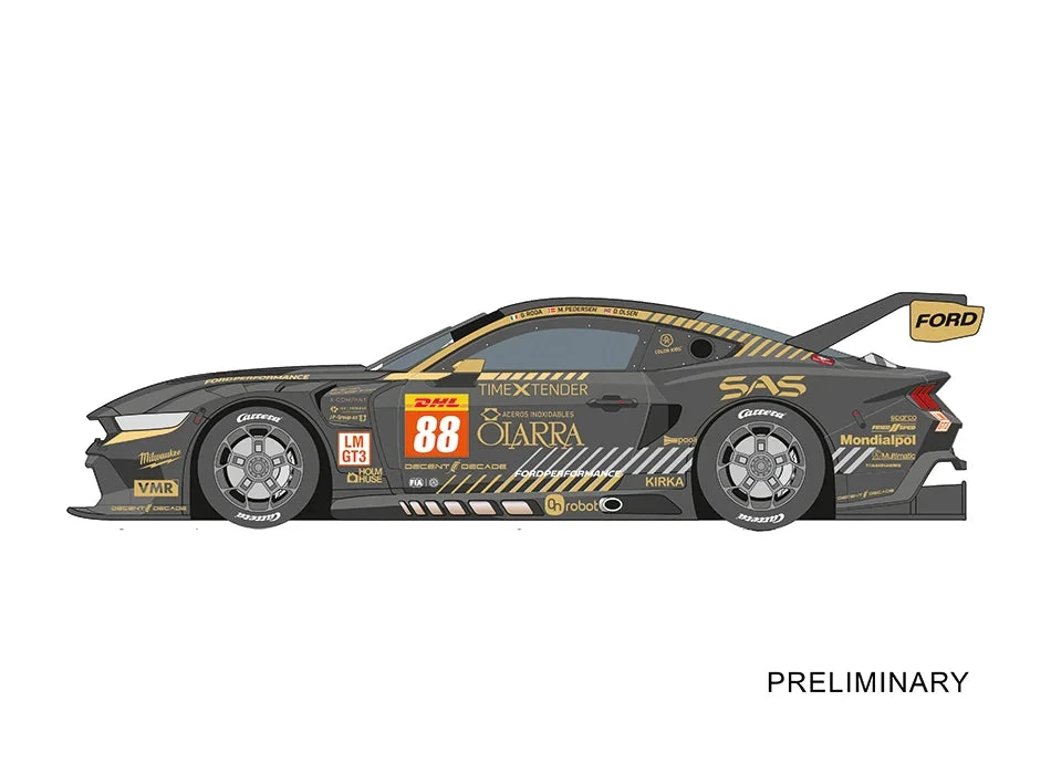 Carrera 20024006 Digital 124 Auto Ford Mustang GT3 Proton Competition, No. 88 Spa 2024