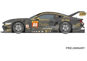 Carrera 20024006 Digital 124 Auto Ford Mustang GT3 Proton Competition, No. 88 Spa 2024
