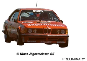 Carrera 20032108 Digital 132 Auto BMW 635 CSI Jägermeister, H.J.Stuck, No. 6 Gruppe A, 1984