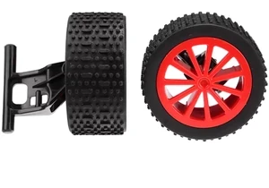 Carrera 370990366 RC Ersatzteil 2 Kompletträder + Radaufhängung