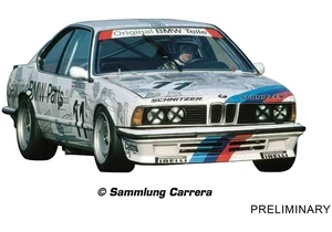 Carrera 20032109 Digital 132 Auto BMW 635 CSI Schnitzer, Genuine BMW Parts, No. 11 24h Spa 1986