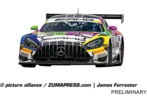 Carrera 20032115 Digital 132 Auto Mercedes-AMG GT3 Evo Mercedes-AMG Team GMR, No. 888