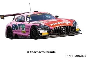 Carrera 20032116 Digital 132 Auto Mercedes-AMG GT3 Evo Mercedes-AMG Team Landgraf, No. 84 DTM 2025