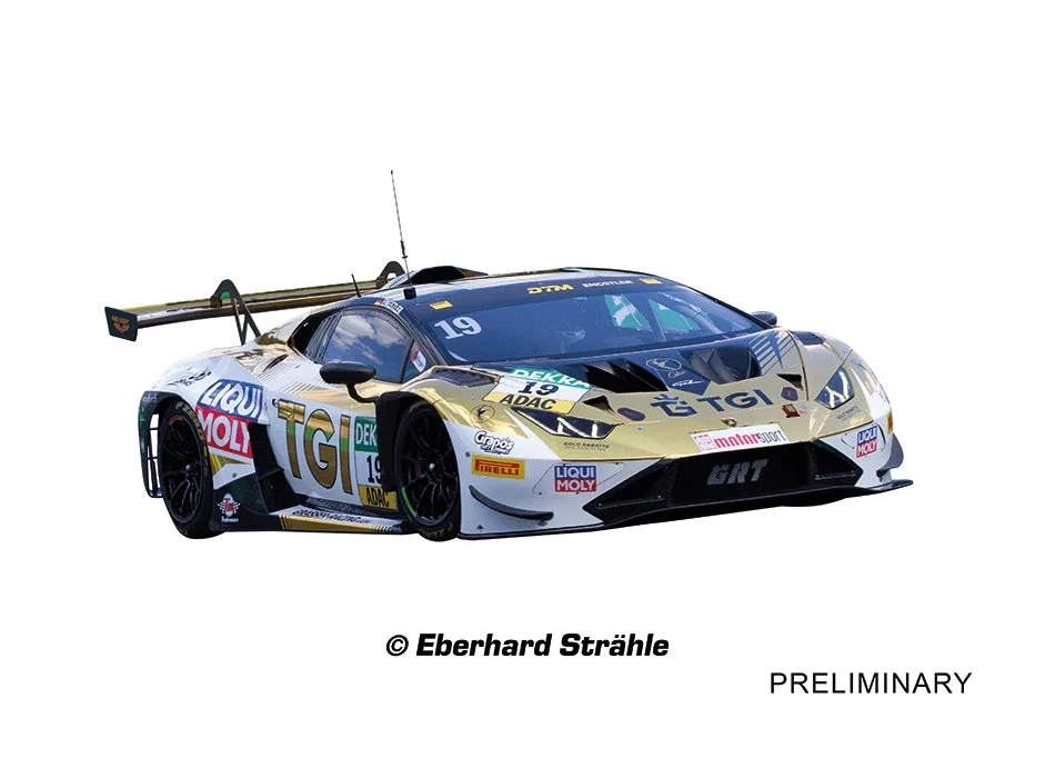 Carrera 20024019 Digital 124 Auto Lamborghini Huracan GT3 Evo2 GRT Grasser Racing, No. 19 DTM 2025