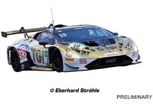 Carrera 20024019 Digital 124 Auto Lamborghini Huracan GT3 Evo2 GRT Grasser Racing, No. 19 DTM 2025