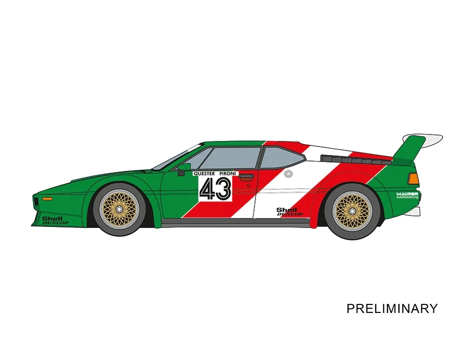 Carrera 20024022 Digital 124 Auto BMW M1 Procar BMW France, Dieter Quester, No. 43