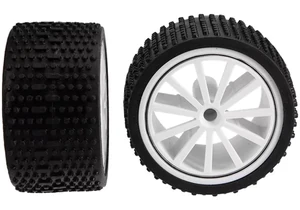 Carrera 370510087 RC Ersatzteil 2 hintere Reifen mit Felge