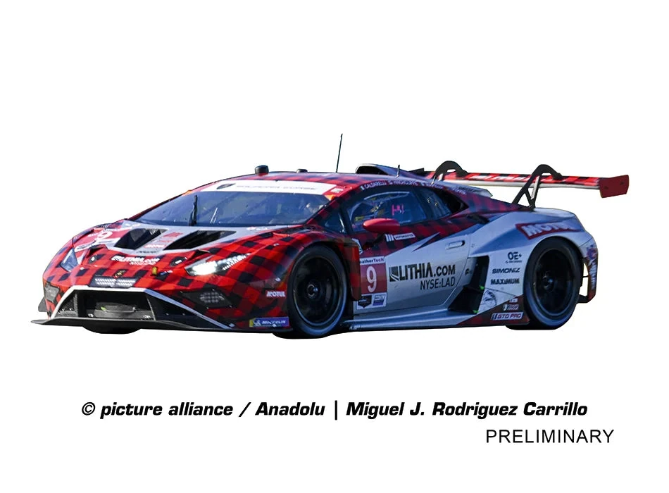 Carrera 20032123 Digital 132 Auto Lamborghini Huracan GT3 Evo2 Pfaff Motorsports, No. 9