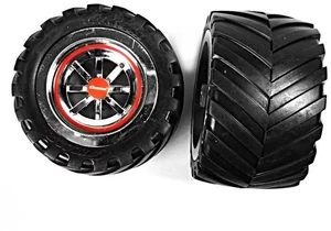 Carrera 370980101 RC Ersatzteil 2 hintere Reifen mit Felge
