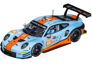 Carrera 20023931 Digital 124 Auto Porsche 911 RSR Gulf Racing, Mike Wainwright, No.86, Silverstone 2018