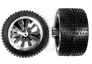 Carrera 370980104 RC Ersatzteil 2 hintere Reifen mit Felge