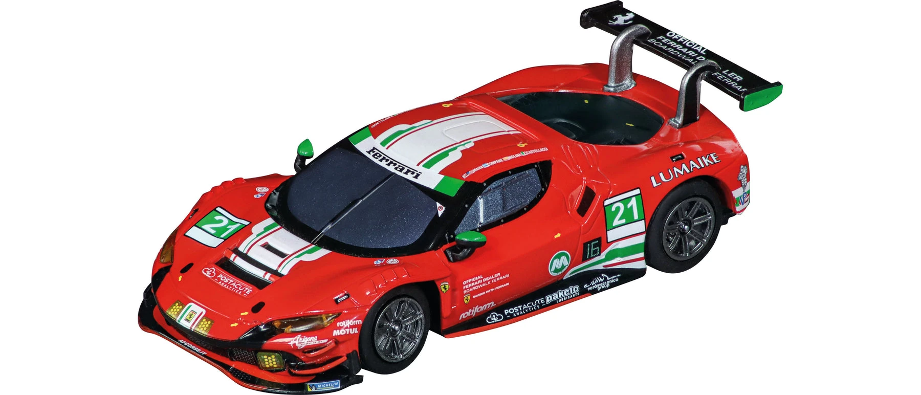 Carrera 50051033 Hybrid Auto Ferrari 296 GT3 AF Corse, No. 21