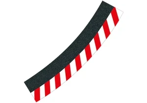 Carrera 20020566 Digital 124 / Digital 132 / Evolution Äußere Randstreifen für Steilkurve 3/30° (6), Endstücke (2)