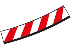 Carrera 20020596 Digital 124 / Digital 132 / Evolution Innere Randstreifen für Steilkurve 4/15° (12), Endstücke (2)