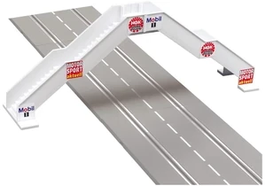 Carrera 20021119 Digital 124 / Digital 132 / Evolution Zubehör Fußgängerbrücke (für 2 Spuren)