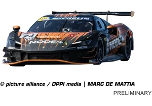 Carrera 20027811 Evolution Auto Ferrari 296 GT3 Kessel Racing, No.74