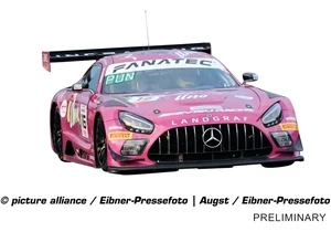 Carrera 20027818 Evolution Auto Mercedes AMG GT3 Unoracing Team Landgraf, No.16 24H Spa 2024