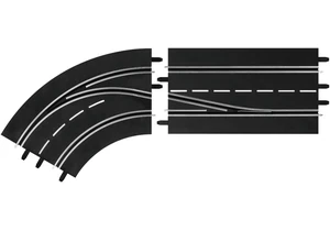 Carrera 20030362 Digital 124 / Digital 132 Spurwechselkurve links, innen nach außen