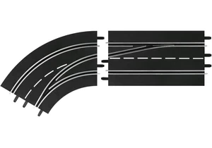 Carrera 20030363 Digital 124 / Digital 132 Spurwechselkurve links, außen nach innen