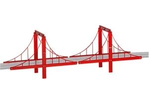 Carrera 20061604 GO!!! Zubehör Brückenset