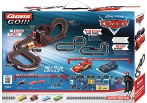 Carrera 20062477 GO!!! Disney Pixar Cars Komplettset Neon Nights: Lightning McQueen vs. Jackson Storm