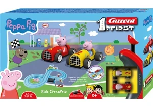 Carrera 20063043 FIRST Peppa Pig Komplettset Kids Grand Prix