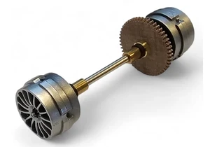 Carrera 20085732 Digital 124 Kleinteile Hinterachse Z50 für 23974, 23999