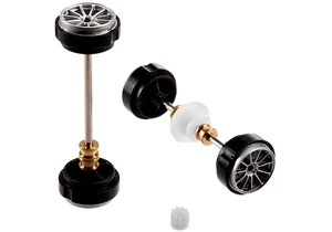 Carrera 20089808 Digital 124 Kleinteile Vorderachse und Hinterachse für 27438, 27439, 27453, 27473, 30657, 30658, 30674, 30707