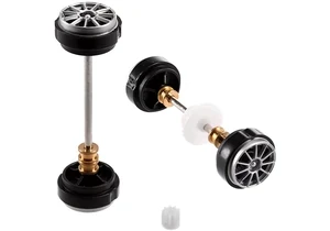 Carrera 20089809 Digital 124 Kleinteile Vorderachse und Hinterachse für 27440, 27441, 27476, 27491, 30659, 30660, 30675, 30710