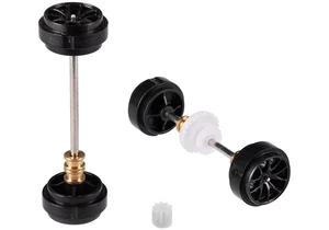 Carrera 20089810 Digital 132 / Evolution Kleinteile Vorderachse und Hinterachse für 30661, 30662, 27442, 27443, 27499, 30673, 30738, 30739