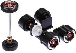 Carrera 20090278 Digital 132 / Evolution Kleinteile Vorderachse und Hinterachse für 20030776, 20030822, 20030867, 20030861