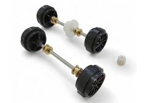 Carrera 20091297 Digital 132 / Evolution Kleinteile Vorderachse und Hinterachse für 20032010, 20027771