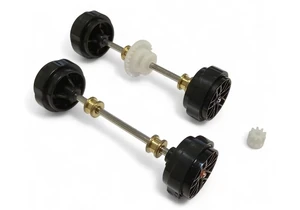 Carrera 20091300 Digital 132 / Evolution Kleinteile Vorderachse und Hinterachse für 20032014, 20027775, 20032015, 20027776