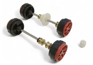 Carrera 20091306 Digital 132 / Evolution Kleinteile Vorderachse und Hinterachse für 20032042, 20027799