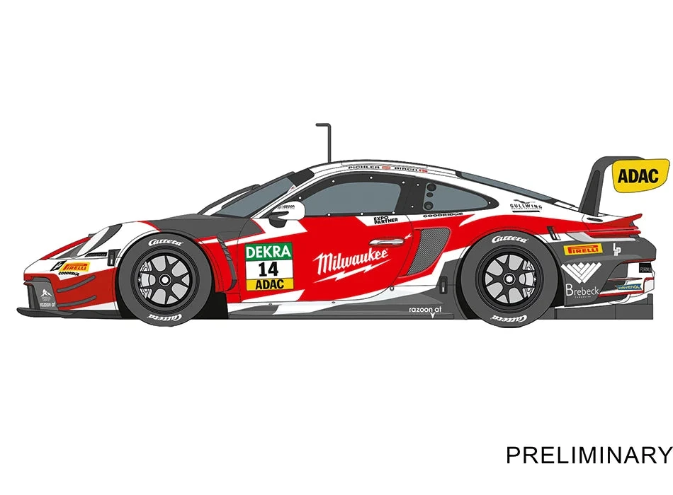 Carrera 50051051 Hybrid Auto Porsche 911 GT3 R Razoon – more than racing, No. 14