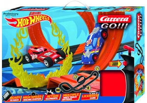 Carrera 20062553 GO!!! Hot Wheels Komplettset 6,4m