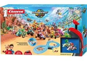 Produktbild von Carrera 20063067 FIRST Komplettset Mario Kart World Mario vs. Yoshi