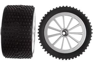 Carrera 370990397 RC Ersatzteil 2 hintere Reifen mit Felge