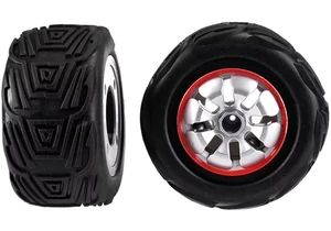 Carrera 370510147 RC Ersatzteil 2 Reifen mit Felge - rechts
