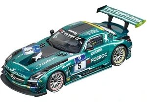 Carrera 20023876 Digital 124 Auto Mercedes-Benz SLS AMG GT3 Black Falcon, No.5
