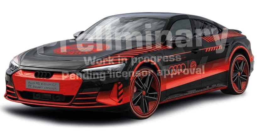 Carrera 370160154 RC Auto 2,4 GHz FC Bayern - Audi RS e-tron GT