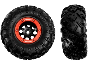 Carrera 370990245 RC Ersatzteil 2 Reifen mit Felge
