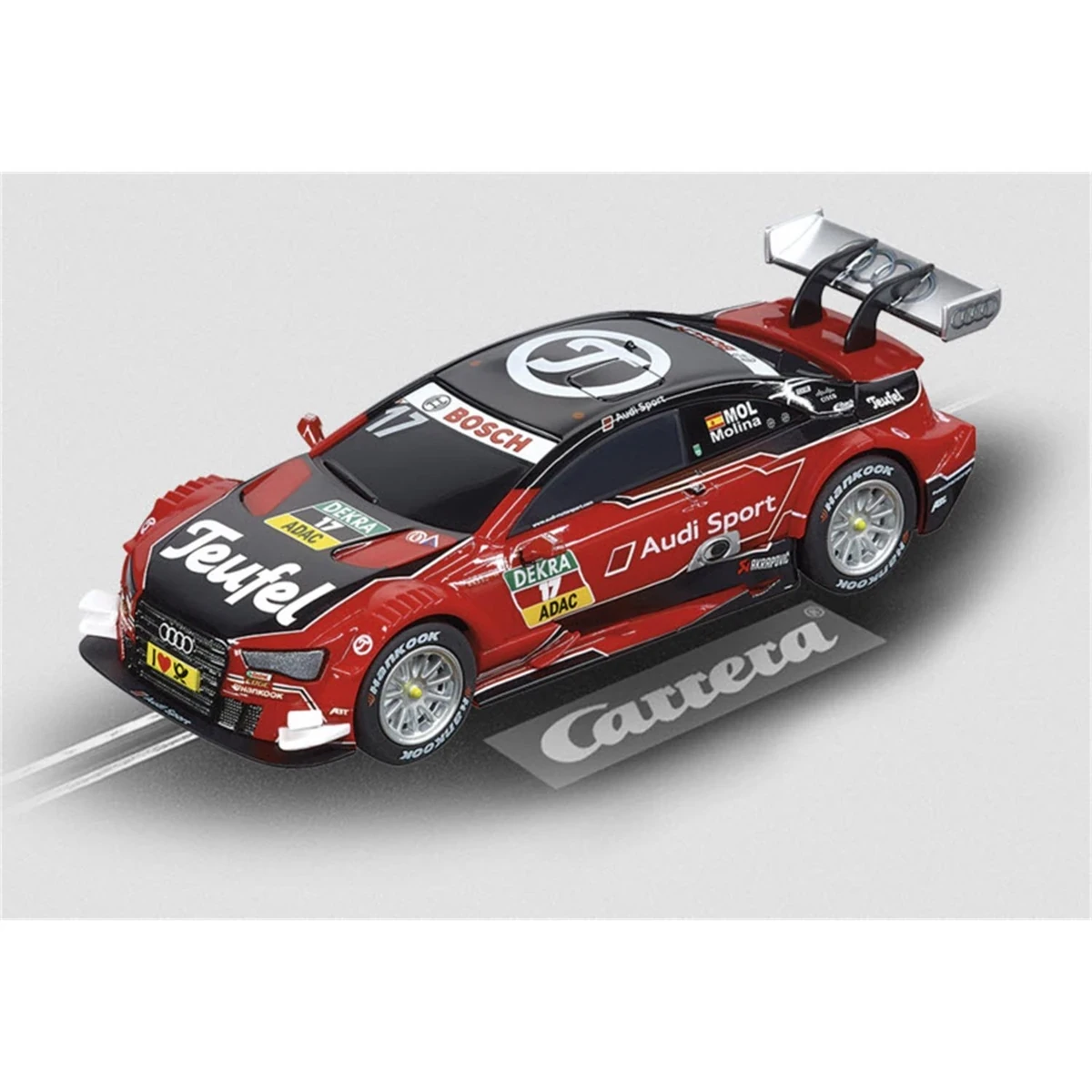 Carrera 20064090 GO!!! Auto Teufel Audi RS 5 DTM M. Molina, No. 17
