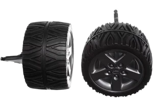 Produktbild von Carrera 370410677 2 Vorderräder mit vorderer Achszapfenlenkung