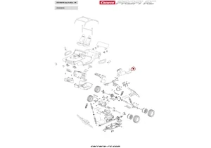 Carrera 370410723 RC Hauptzahnrad/Ritzel – Profi RC